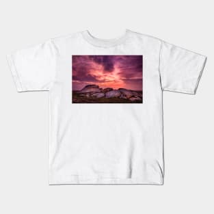 Dog Rocks after sunset Kids T-Shirt